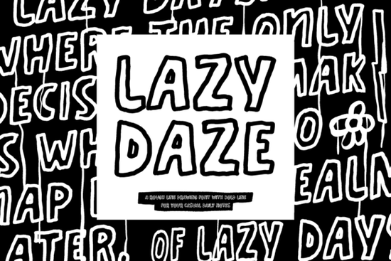 Lazy Daze Font